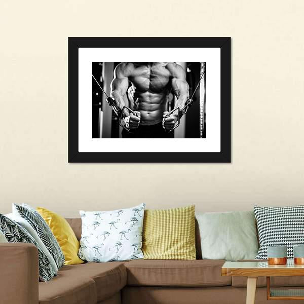 Personalized Bodybuilding Man Wall Art, Fitness Gifts