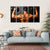 Bodybuilder Training With Dumbbells Canvas Wall Art-4 Horizontal-Gallery Wrap-34" x 24"-Tiaracle
