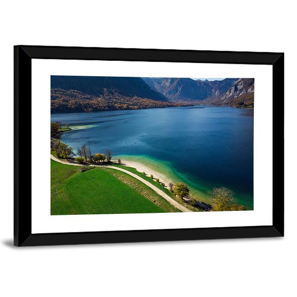 Bohinj Lake Slovenia Canvas Wall Art-3 Horizontal-Gallery Wrap-25" x 16"-Tiaracle