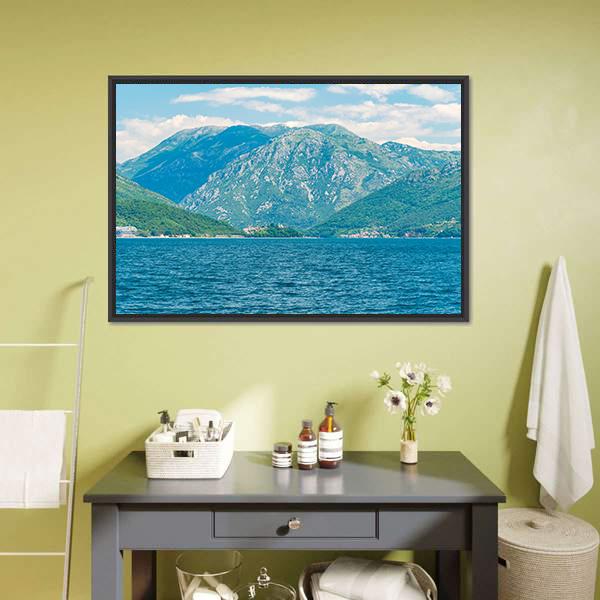 Boka Kotor Bay Canvas Wall Art-3 Horizontal-Gallery Wrap-25" x 16"-Tiaracle