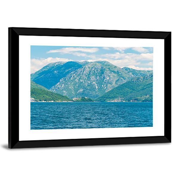 Boka Kotor Bay Canvas Wall Art-3 Horizontal-Gallery Wrap-25" x 16"-Tiaracle