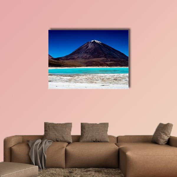 Bolivia Lagoon Canvas Wall Art-1 Piece-Gallery Wrap-36" x 24"-Tiaracle