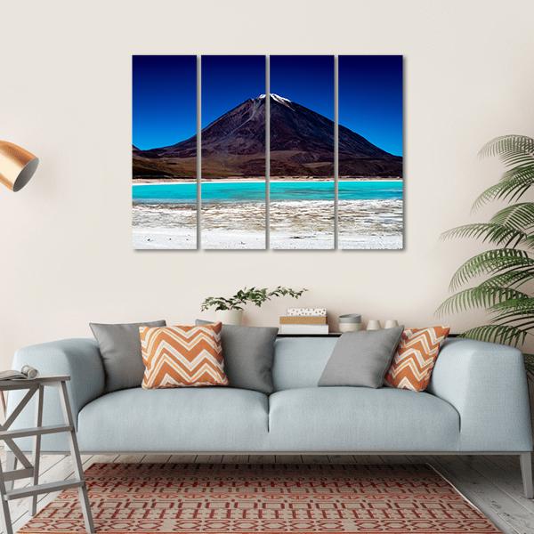 Bolivia Lagoon Canvas Wall Art-4 Horizontal-Gallery Wrap-34" x 24"-Tiaracle