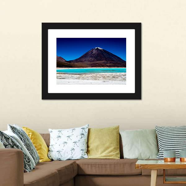Bolivia Lagoon Panoramic Canvas Wall Art-1 Piece-36" x 12"-Tiaracle