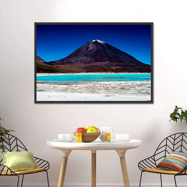 Bolivia Lagoon Panoramic Canvas Wall Art-1 Piece-36" x 12"-Tiaracle
