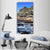 Bondi Beach Cliff Vertical Canvas Wall Art-3 Vertical-Gallery Wrap-12" x 25"-Tiaracle