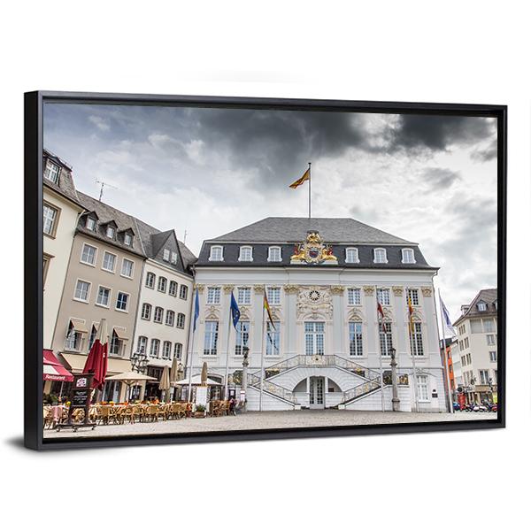 Bonn Town Hall Canvas Wall Art-3 Horizontal-Gallery Wrap-25" x 16"-Tiaracle