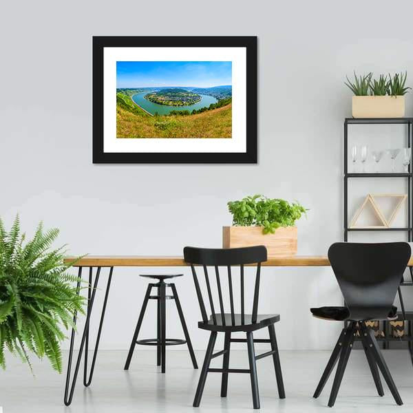 Boppard Town Germany Panoramic Canvas Wall Art-1 Piece-36" x 12"-Tiaracle