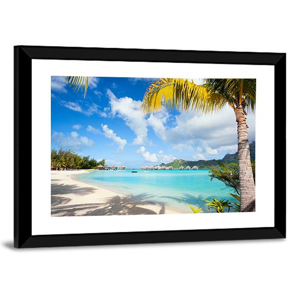 Bora Bora Island Polynesia Canvas Wall Art-3 Horizontal-Gallery Wrap-25" x 16"-Tiaracle