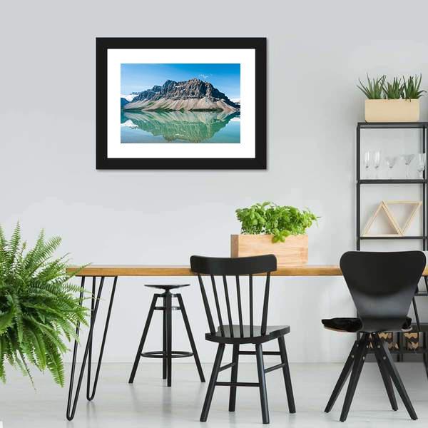 Bow Lake Canada Canvas Wall Art-5 Horizontal-Gallery Wrap-22" x 12"-Tiaracle