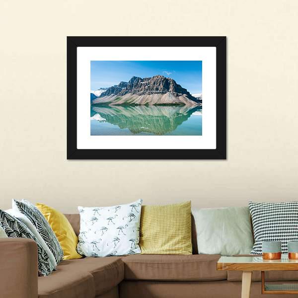 Bow Lake Canada Canvas Wall Art-5 Horizontal-Gallery Wrap-22" x 12"-Tiaracle
