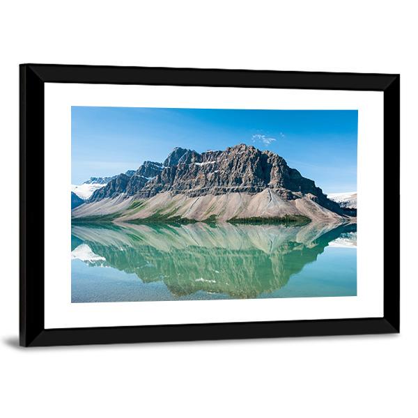 Bow Lake Canada Panoramic Canvas Wall Art-1 Piece-36" x 12"-Tiaracle
