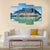 Bow Lake Canada Canvas Wall Art-4 Pop-Gallery Wrap-50" x 32"-Tiaracle