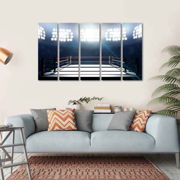 Boxing Ring Canvas Wall Art-5 Horizontal-Gallery Wrap-22" x 12"-Tiaracle