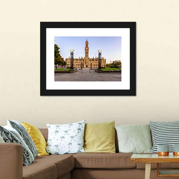Bradford Town Hall Canvas Wall Art-5 Horizontal-Gallery Wrap-22" x 12"-Tiaracle