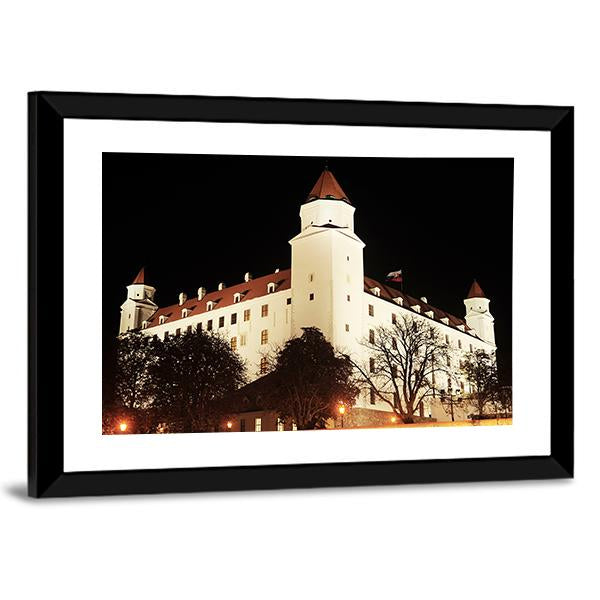Bratislava Castle Canvas Wall Art-3 Horizontal-Gallery Wrap-25" x 16"-Tiaracle