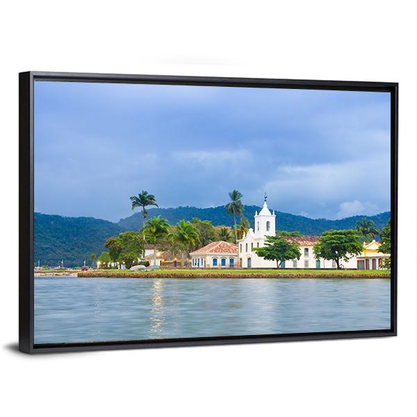 Brazilian Imperial Town Canvas Wall Art-3 Horizontal-Gallery Wrap-25" x 16"-Tiaracle