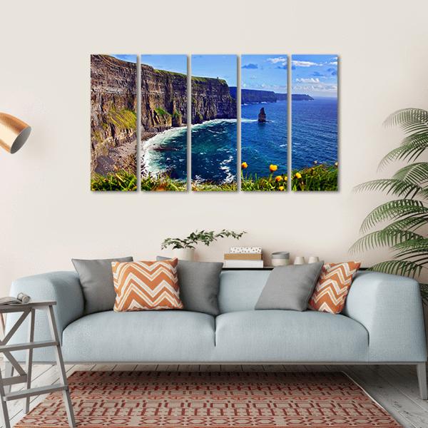 Breathtaking Sea Canvas Wall Art-5 Horizontal-Gallery Wrap-22" x 12"-Tiaracle