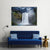 Breathtaking Waterfall In Iceland Canvas Wall Art-4 Square-Gallery Wrap-17" x 17"-Tiaracle