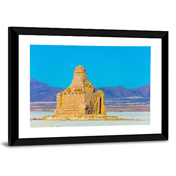 Brick Building Dakar Memorial Canvas Wall Art-5 Horizontal-Gallery Wrap-22" x 12"-Tiaracle