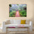 Bridge In Rain Forest Canvas Wall Art-4 Horizontal-Gallery Wrap-34" x 24"-Tiaracle