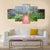 Bridge In Rain Forest Canvas Wall Art-5 Star-Gallery Wrap-62" x 32"-Tiaracle