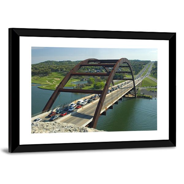 Bridge Of Austin Texas Canvas Wall Art-3 Horizontal-Gallery Wrap-25" x 16"-Tiaracle