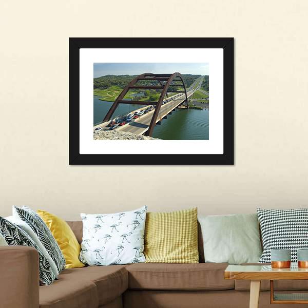 Bridge Of Austin Texas Canvas Wall Art-3 Horizontal-Gallery Wrap-25" x 16"-Tiaracle