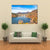 Bridge Over Bajer Lake Canvas Wall Art-4 Horizontal-Gallery Wrap-34" x 24"-Tiaracle