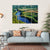 Bridge Over Dordogne River Canvas Wall Art-1 Piece-Gallery Wrap-36" x 24"-Tiaracle