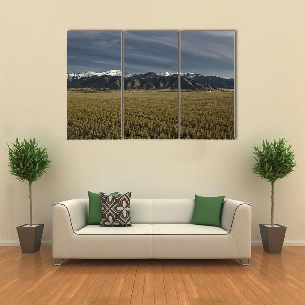 Bridger Mountains Montana Canvas Wall Art-3 Horizontal-Gallery Wrap-25" x 16"-Tiaracle