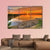 Sunrise Across A River India Canvas Wall Art-4 Pop-Gallery Wrap-50" x 32"-Tiaracle