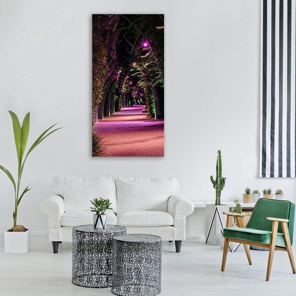 Brisbane Park In Queensland Vertical Canvas Wall Art-3 Vertical-Gallery Wrap-12" x 25"-Tiaracle