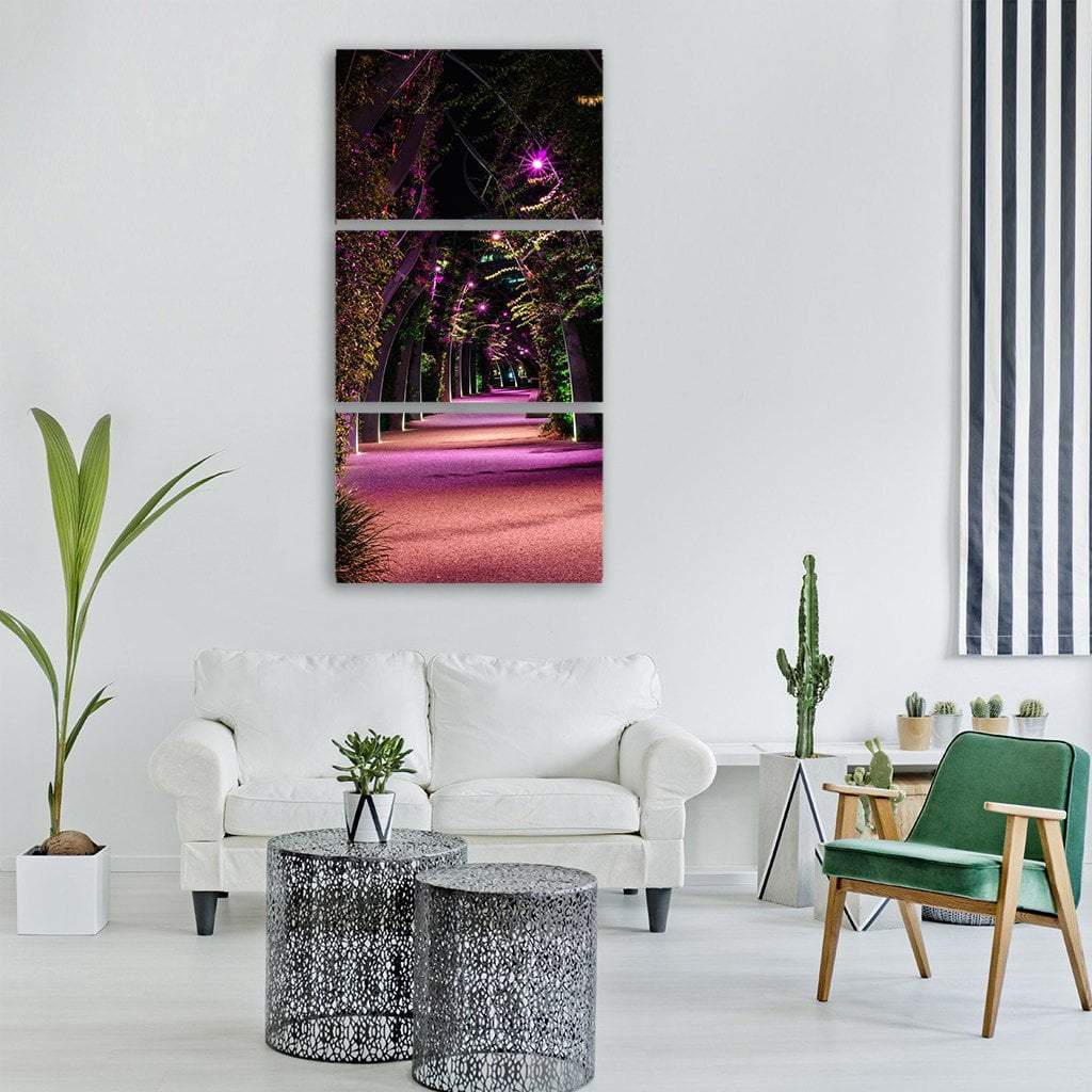 Brisbane Park In Queensland Vertical Canvas Wall Art-3 Vertical-Gallery Wrap-12" x 25"-Tiaracle