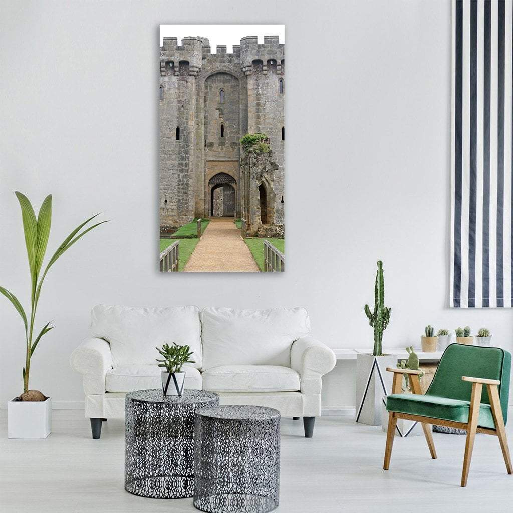 Bulwark Castle Vertical Canvas Wall Art-1 Vertical-Gallery Wrap-12" x 24"-Tiaracle