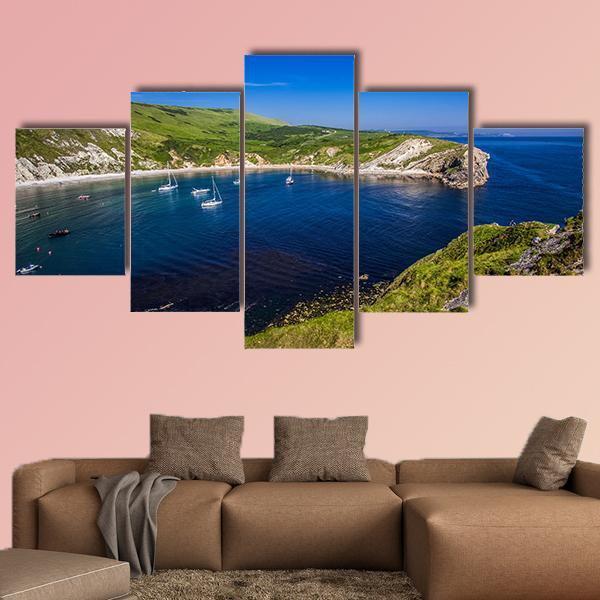 British Seaside Canvas Wall Art-5 Star-Gallery Wrap-62" x 32"-Tiaracle