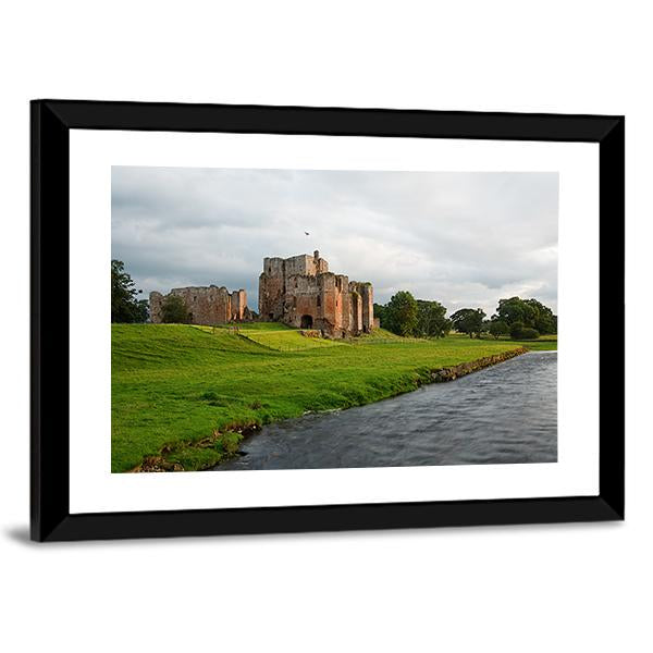 Brougham Castle Canvas Wall Art-5 Horizontal-Gallery Wrap-22" x 12"-Tiaracle
