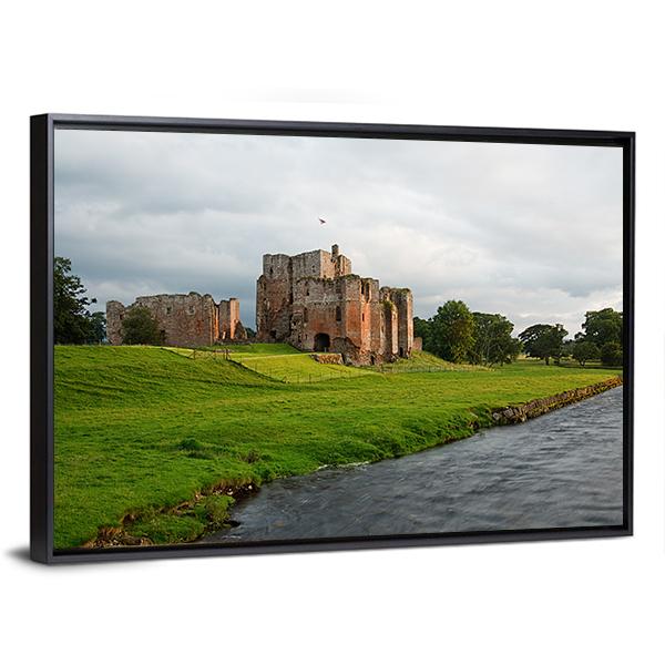 Brougham Castle Canvas Wall Art-5 Horizontal-Gallery Wrap-22" x 12"-Tiaracle