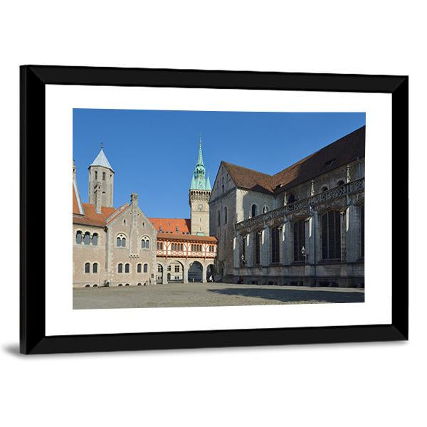 Brunswick Cathedral Canvas Wall Art-3 Horizontal-Gallery Wrap-25" x 16"-Tiaracle