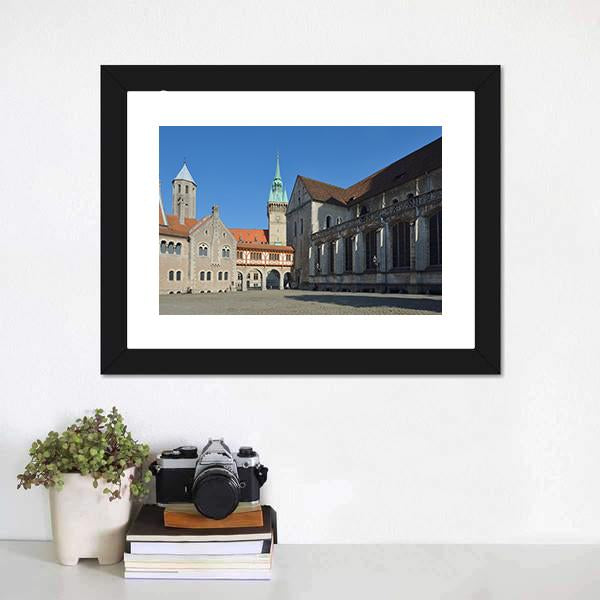 Brunswick Cathedral Canvas Wall Art-1 Piece-Framed Print-20" x 16"-Tiaracle