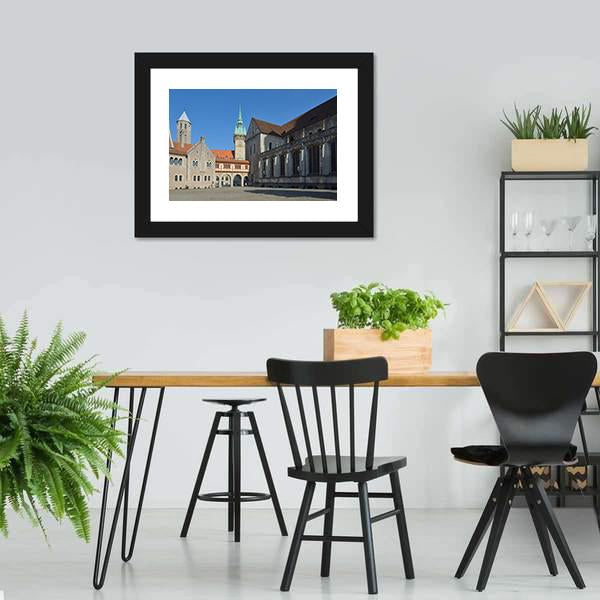 Brunswick Cathedral Canvas Wall Art-3 Horizontal-Gallery Wrap-25" x 16"-Tiaracle