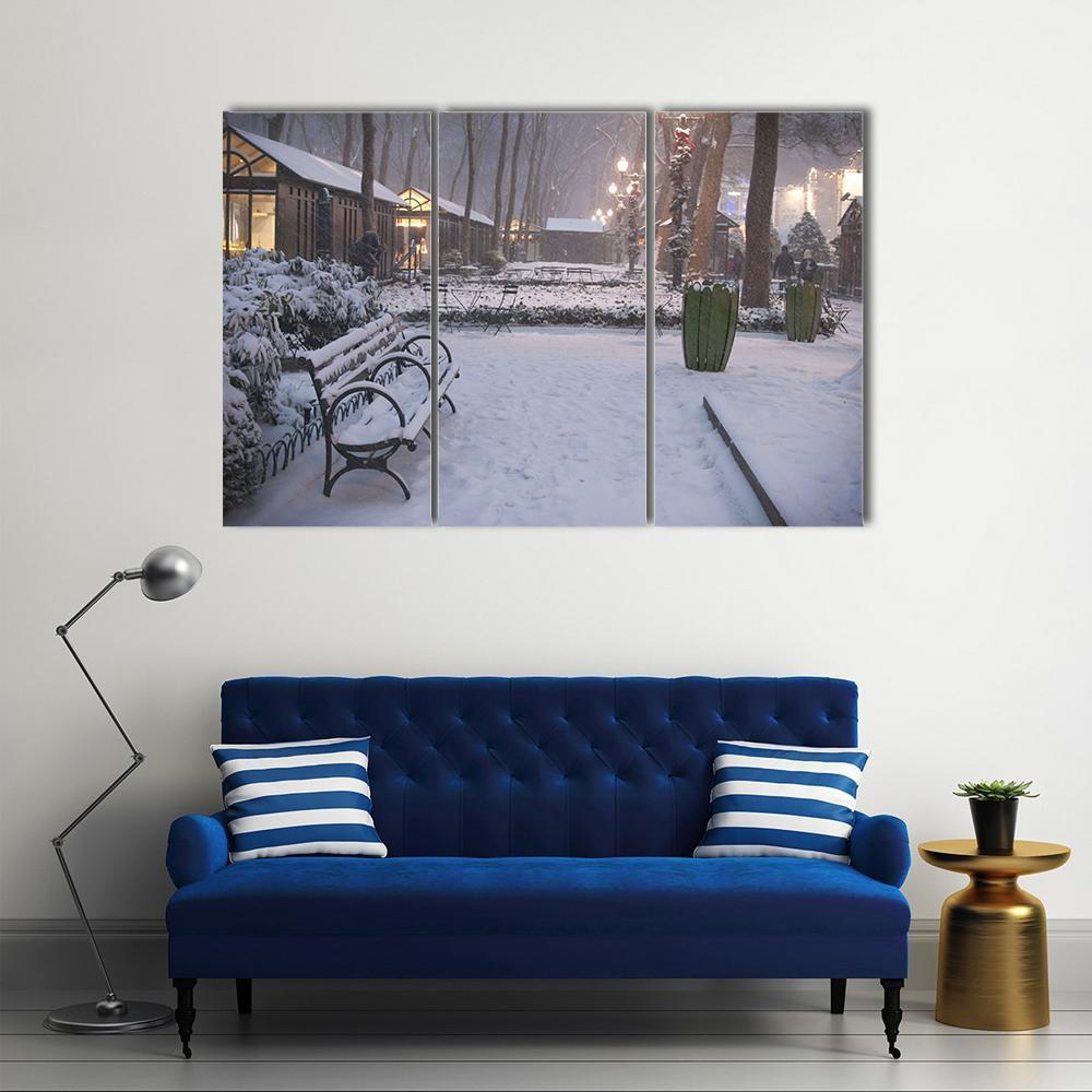 Bryant Park Canvas Wall Art-3 Horizontal-Gallery Wrap-37" x 24"-Tiaracle