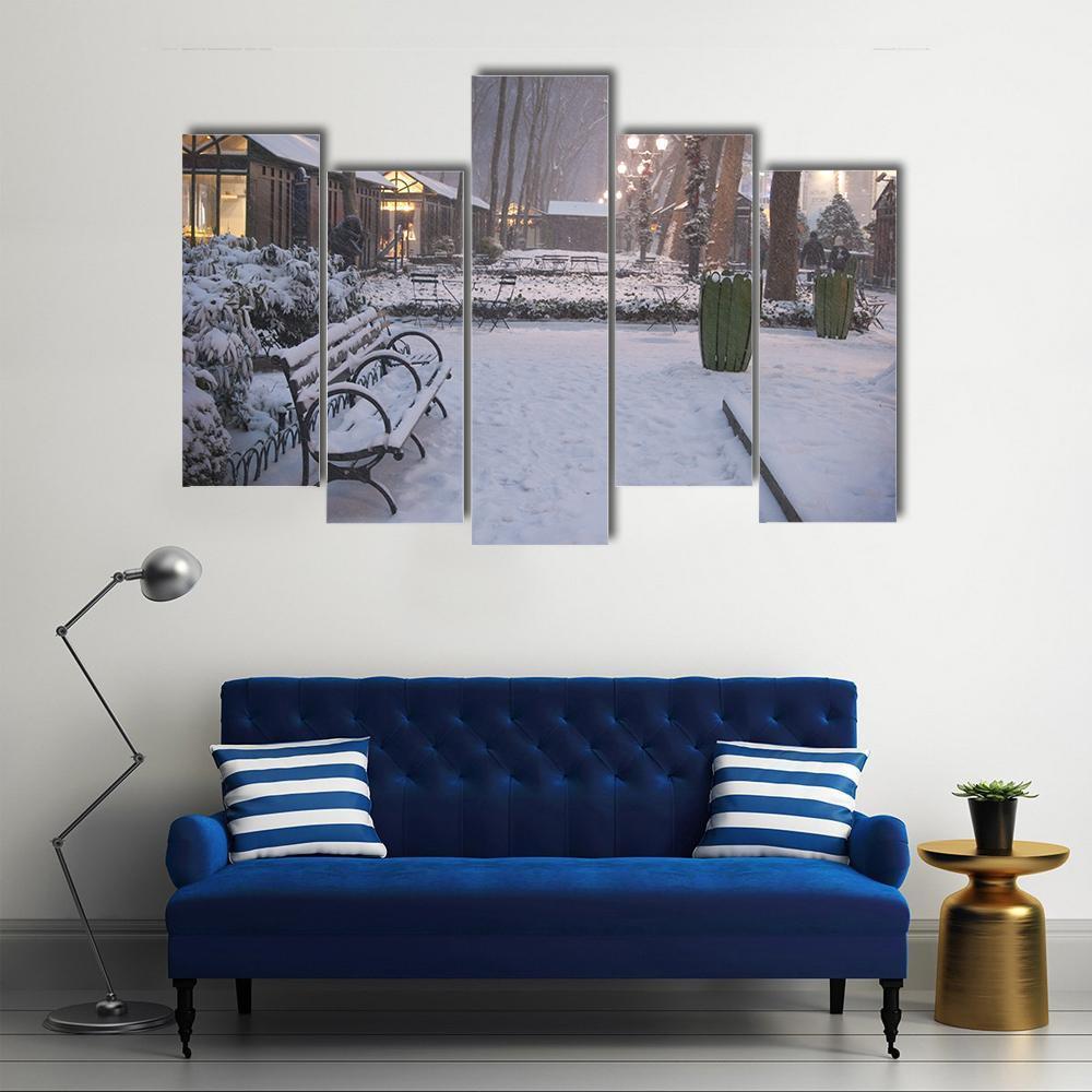 Bryant Park Canvas Wall Art-5 Pop-Gallery Wrap-47" x 32"-Tiaracle