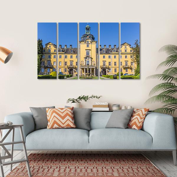 Buckeburg Palace Canvas Wall Art-5 Horizontal-Gallery Wrap-22" x 12"-Tiaracle