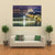 Budapest City At Night Canvas Wall Art-5 Pop-Gallery Wrap-47" x 32"-Tiaracle