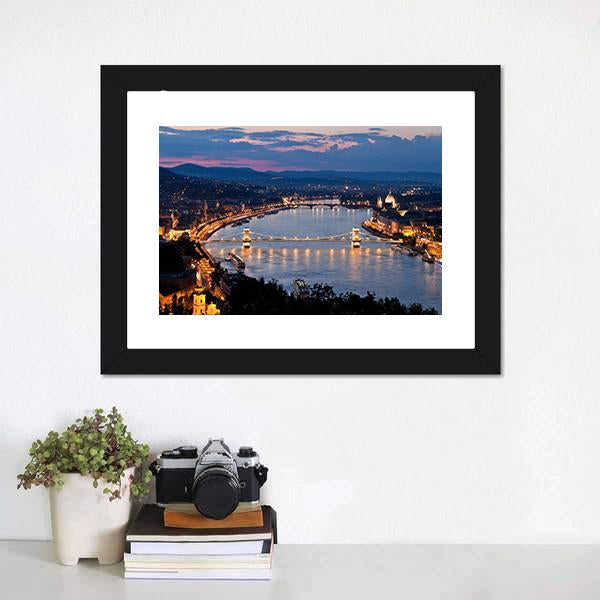 Budapest City Hungry Canvas Wall Art-1 Piece-Framed Print-20" x 16"-Tiaracle