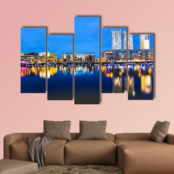 Buenos Aires Argentina Canvas Wall Art-5 Pop-Gallery Wrap-47" x 32"-Tiaracle