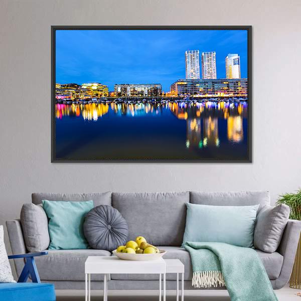 Buenos Aires Argentina Canvas Wall Art-1 Piece-Floating Frame-24" x 16"-Tiaracle