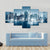 Building Skyscraper NY Canvas Wall Art-5 Star-Gallery Wrap-62" x 32"-Tiaracle