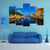 Buildings Along Providence River Canvas Wall Art-3 Horizontal-Gallery Wrap-37" x 24"-Tiaracle